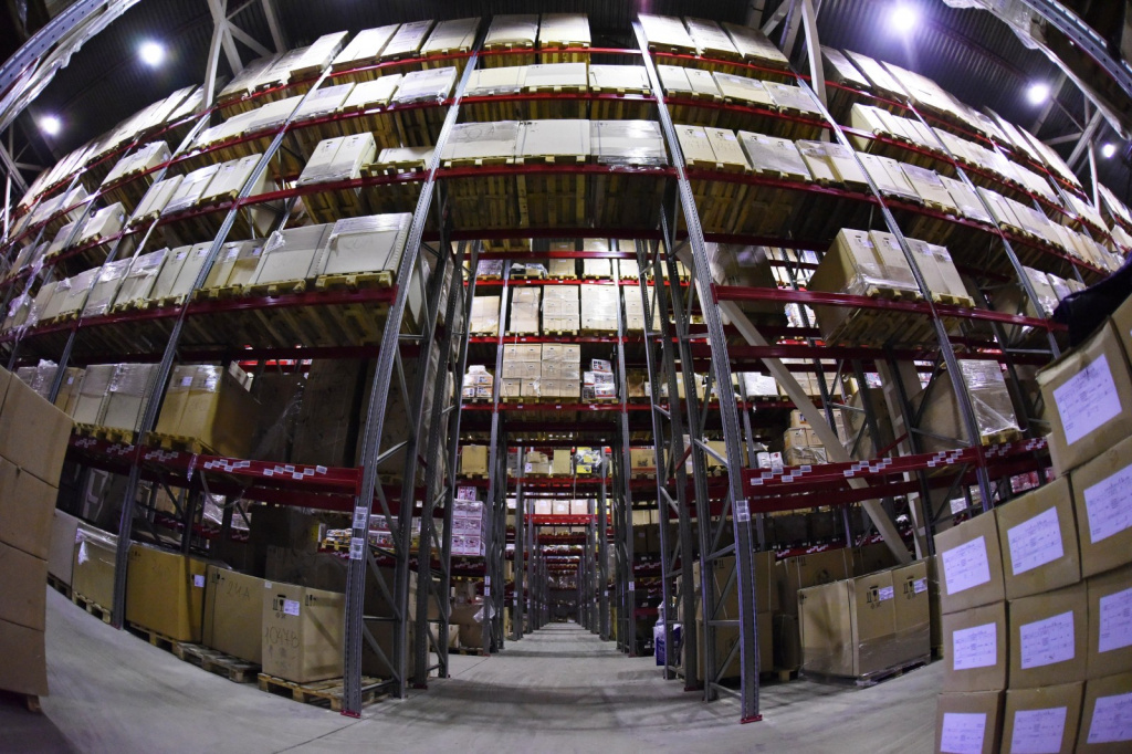 Общий вид склада